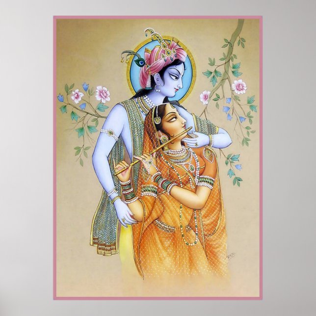 Radha-Krishna Poster (Framsidan)