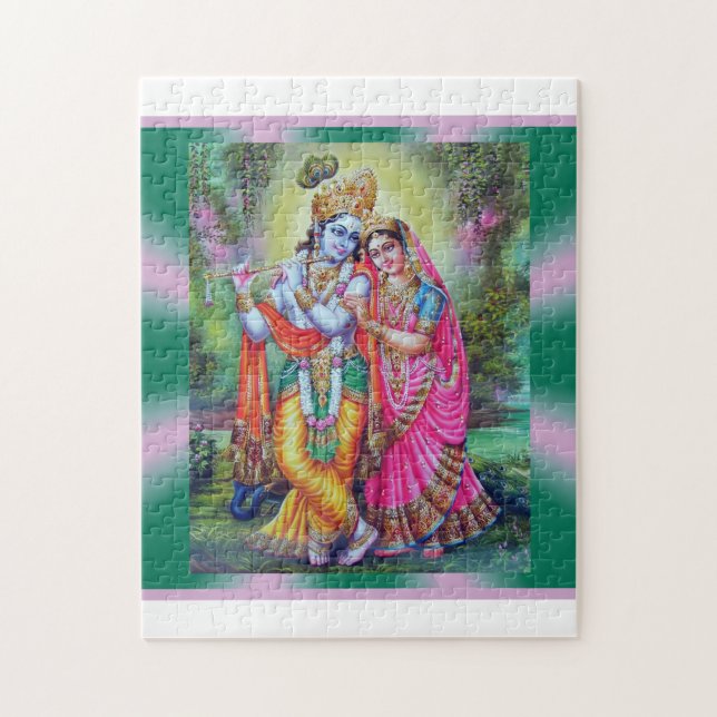 Radha Krishna pussel (Vertikal)