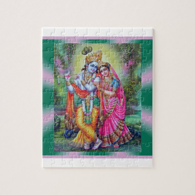 Radha Krishna pussel (Vertikal)