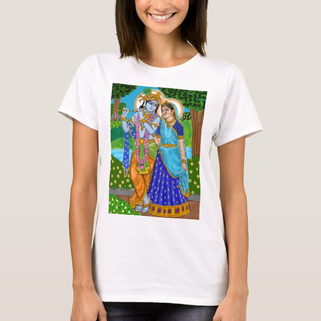 Radha Krishna T-Shirts (Framsida)