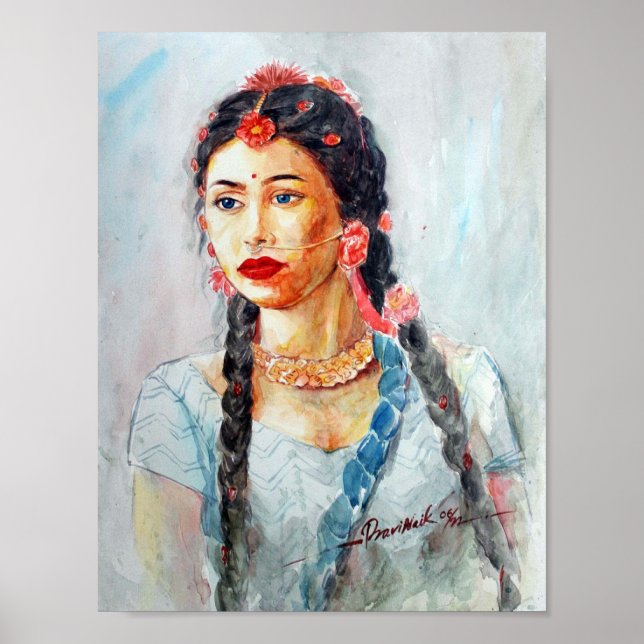 Radha_krishnas kärlek-Poster Poster (Framsidan)