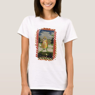 Radha och Krishna omfamning i en idealised T-shirt