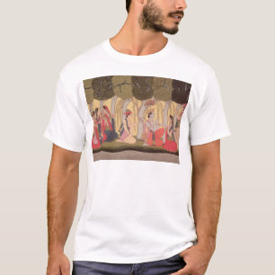 Radha och Krishna som placeras i en dunge, Kulu Tee