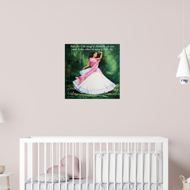 Radha Rani i Vrindavan Poster (Barnkammare 2)