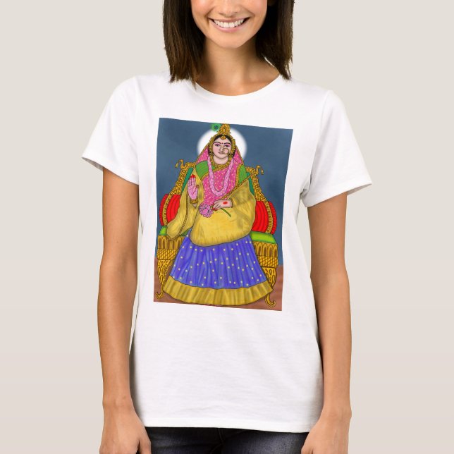 Radha T-Shirts för Gudinnor (Framsida)