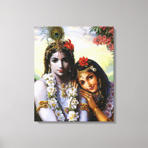 RadhaAndKrishna - Wrapped Canvas