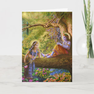 Radhe Shyam! Hälsningkort Kort