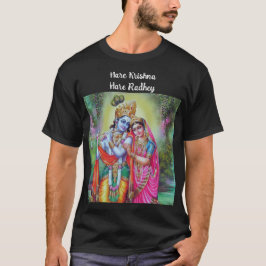 Radhey Krishna Hare Hare AUM T Shirt