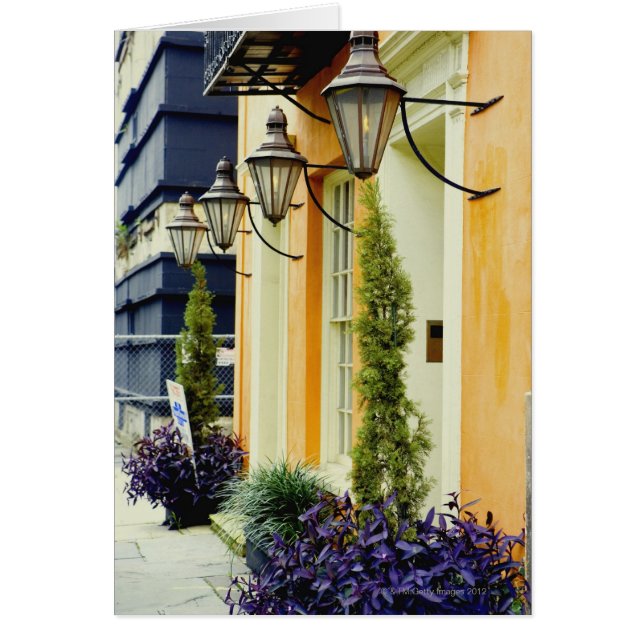 Radhus i en stad, Savannah, Georgien, USA Hälsningskort (Framsidan)