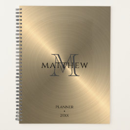 Radial Guld Metallic | Monogrammad planner
