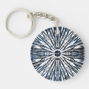 Radialmotif för Indigo Bläck