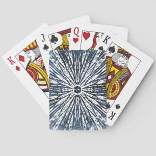 Radialmotif för Indigo Bläck Casinokort