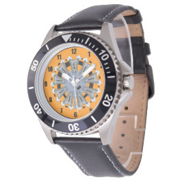 Radialmotor Se 9-cylinder Armbandsur