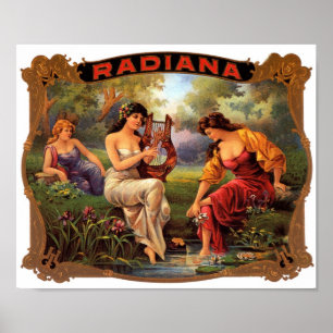 Radiana Cigar-etikett Poster