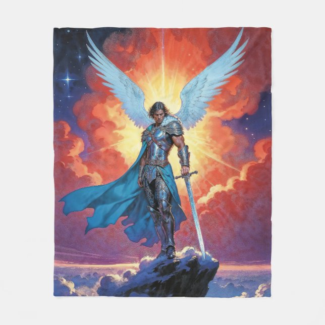 Radiance of Justice Archangel Michael Fleecefilt (Framsidan)