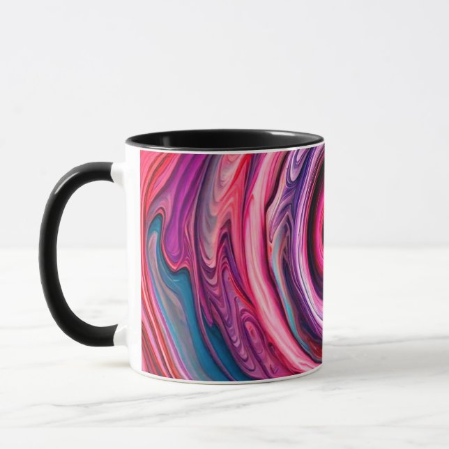 "Radiant Abstrakt Dance" Mugg (Vänster)
