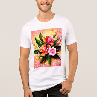 Radiant Blommigt Bouquet-glöd T Shirt