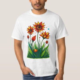 Radiant Bloom Burst T Shirt