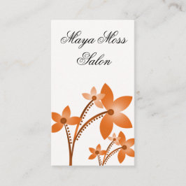 Radiant Blooms, Affärskort, Tangerine Visitkort