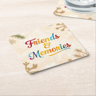 "Radiant Bonded Spirits" Underlägg Papper Kvadrat