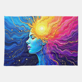 Radiant Cosmic Mind Awakening Kökshandduk