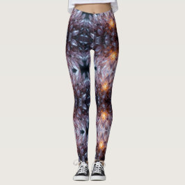 Radiant Crystal Heart Leggings