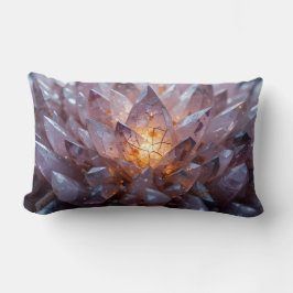 Radiant Crystal Heart Lumbarkudde