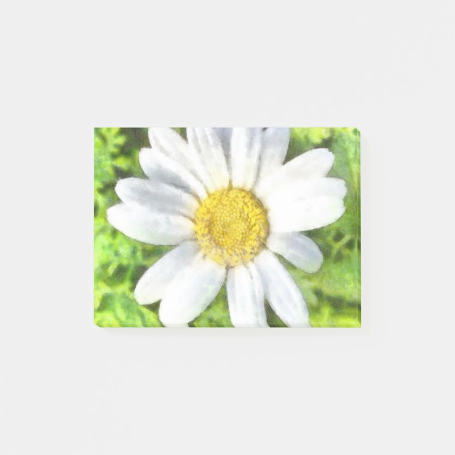 Radiant Daisy Vattenfärg Post-it Block (Framsida)