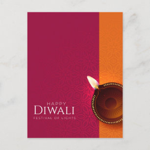 Radiant Diwali Önskemål Helg Vykort