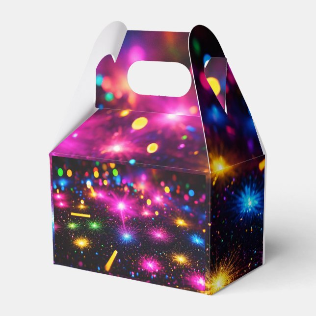 "Radiant Elegance: Designad Gnistra"? Presentaskar (Framsidan Sidan)