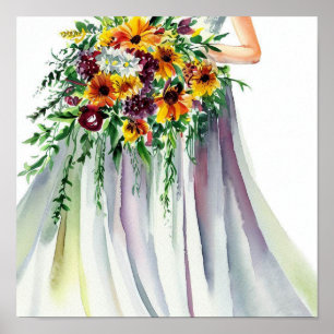 Radiant Fall, Möhippa Cascading Bouquet 1. Poster