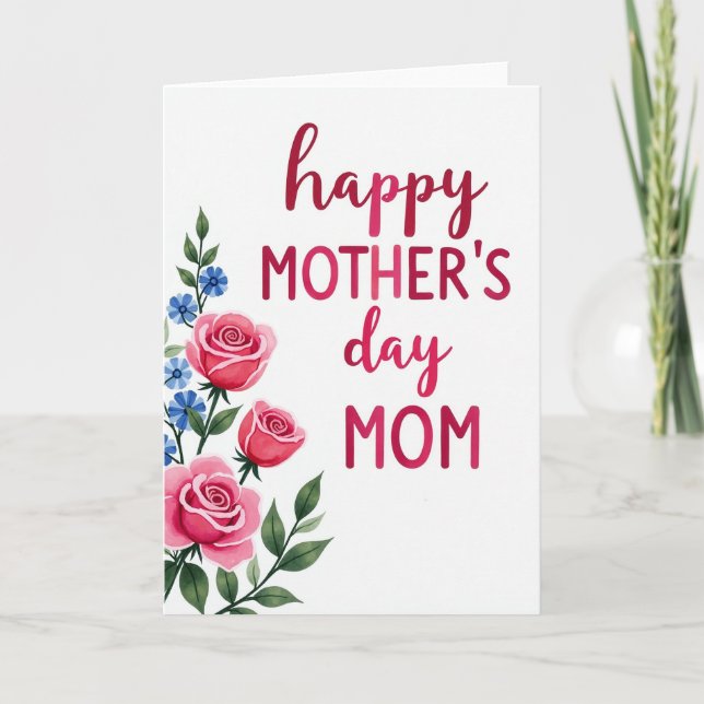 Radiant Floral Tribute Card Kort (Framsida)