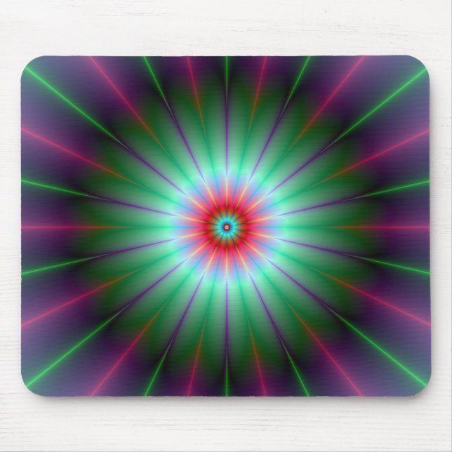 Radiant Flower Mousepad Musmatta (Framsidan)