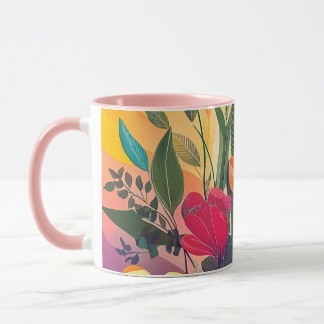 Radiant Flowers Mugg (Vänster)