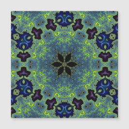 Radiant Fractal Symphony Magnetic Card