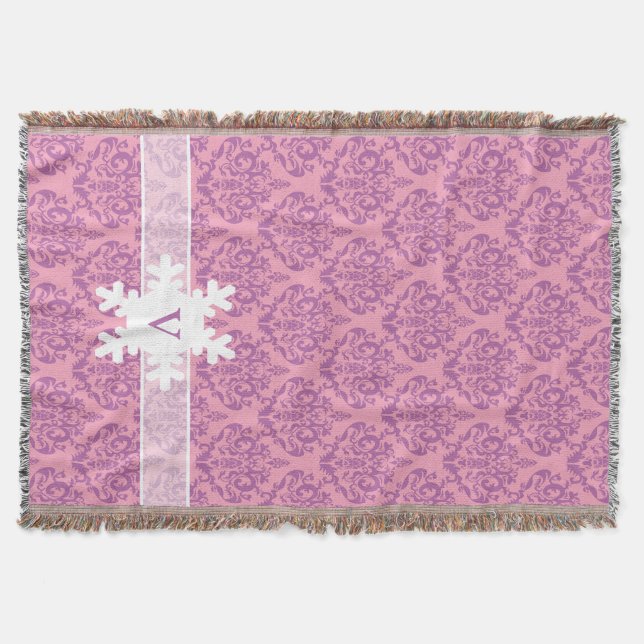 Radiant Frosted Orchid Damask with Snowflake Mysfilt (Framsidan)