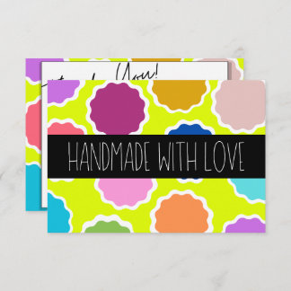 Radiant Gratitude: Handdesignad vibrance Tack Kort