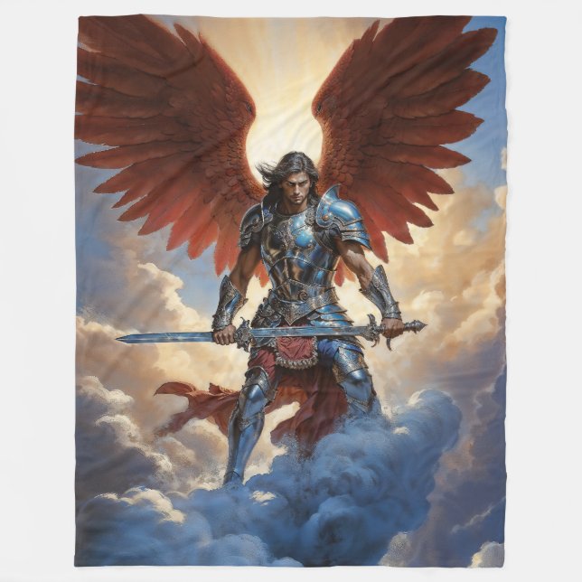 Radiant Guard Archangel Michael Fleecefilt (Framsidan)