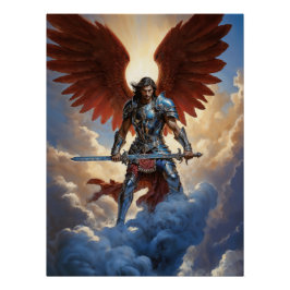 Radiant Guard Archangel Michael Perfect Poster