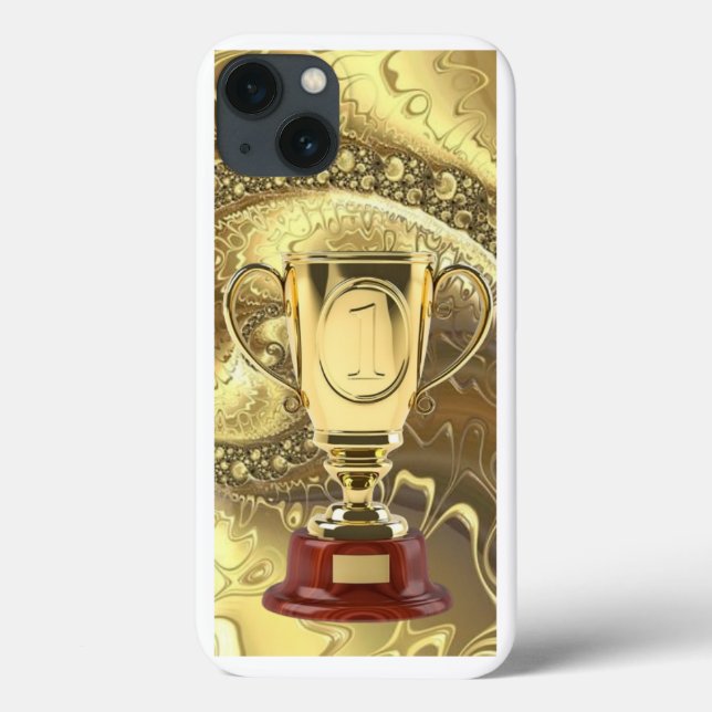 Radiant Guld: Premium Cover för iPhone 13 (Baksida)