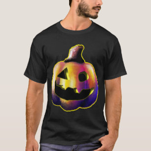 Radiant Halloween Jack-O'-Lantern - Upplyst i B T Shirt