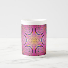 Radiant Heart Kaleidoscope Benporslin Mugg