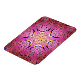 Radiant Heart Kaleidoscope Magnet
