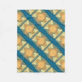 Radiant Helig Geometry Mandala Fleecefilt