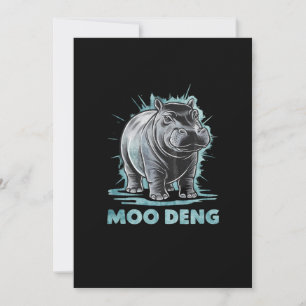 Radiant Hippo Moo Deng Inbjudningar