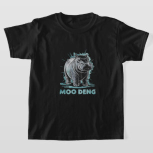 Radiant Hippo Moo Deng T Shirt