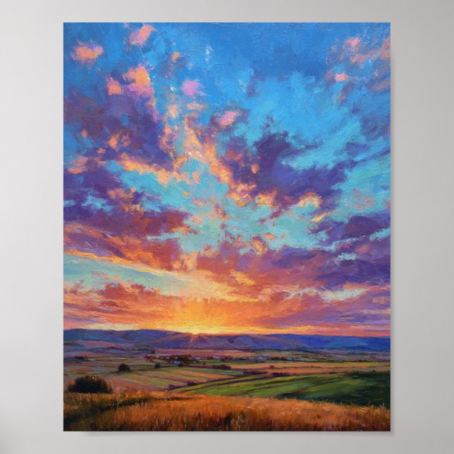 Radiant Horizon: A Symphony of Golden Light Poster (Framsidan)