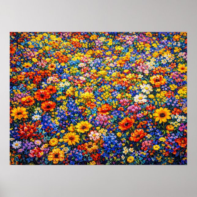 Radiant Horizon: The Infinite Wildflower Surge Poster (Framsidan)