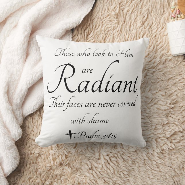 Radiant i honom kudde (Filt)