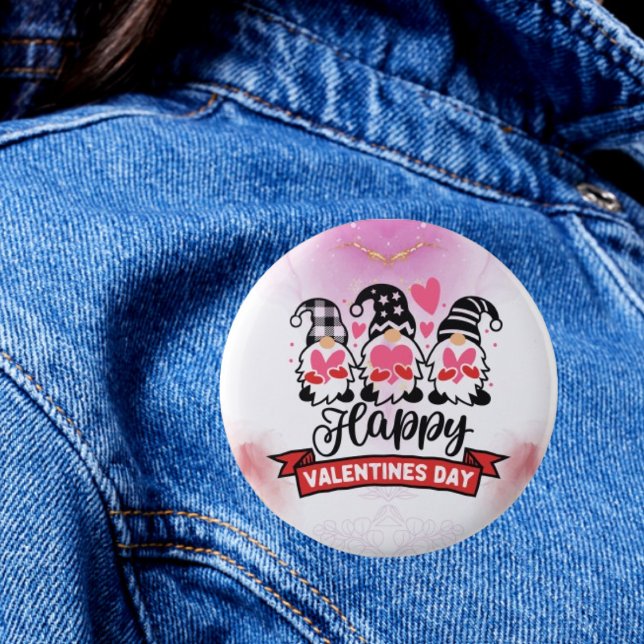 Radiant Kärlek: Glad Alla hjärtans dag-knapp Knapp (Skapare uppladdad)